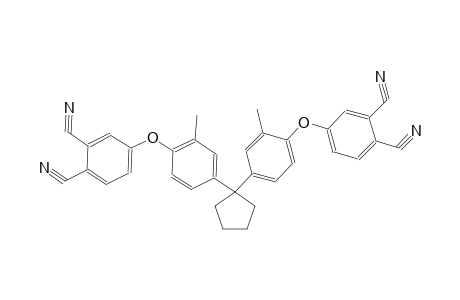 4-(4-{1-[4-(3,4-dicyanophenoxy)-3-methylphenyl]cyclopentyl}-2-methylphenoxy)phthalonitrile