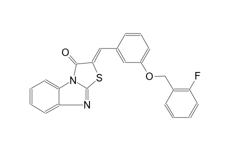 thiazolo[3,2-a]benzimidazol-3(2H)-one, 2-[[3-[(2-fluorophenyl)methoxy]phenyl]methylene]-, (2Z)-
