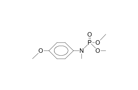 Dimethyl N-methyl-N-(4-methoxy-phenyl)-phosphoramidate