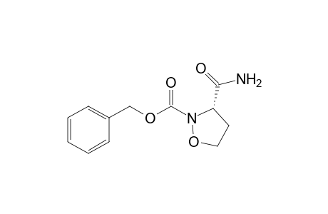 2-Isoxazolidinecarboxylic acid, 3-(aminocarbonyl)-, phenylmethyl ester, (S)-