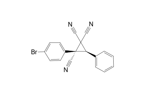 (2R,3S)-2-(4-Bromophenyl)-3-phenylcyclopropane-1,1,2-tricarbonitrile