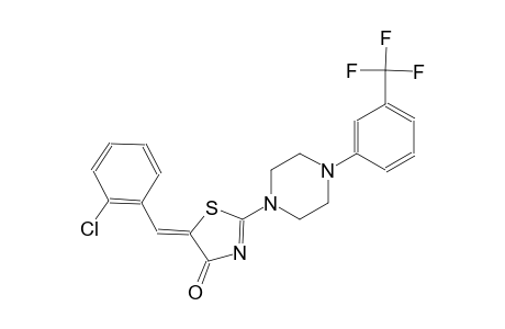 (5Z)-5-(2-chlorobenzylidene)-2-{4-[3-(trifluoromethyl)phenyl]-1-piperazinyl}-1,3-thiazol-4(5H)-one