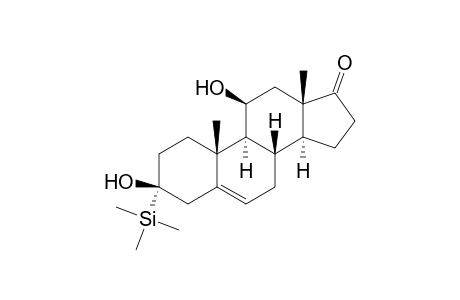 Monotrimethylsilyl 3.beta.,11.beta.-dihydroxy-androst-5-ene-17-one