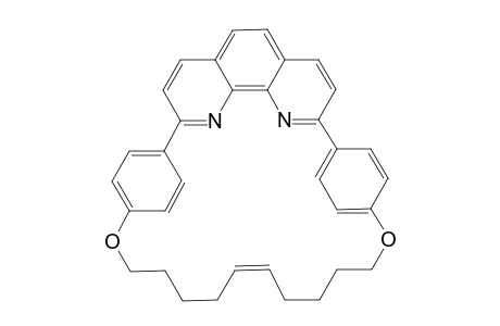 4,15-Dioxa-1,3(1,4)-dibenzena-2(2,9)-1,10-phenanthrolina-cyclopentadecaphan-7-ene