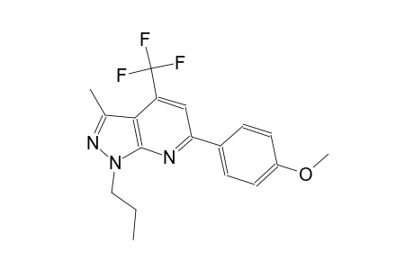 1H-pyrazolo[3,4-b]pyridine, 6-(4-methoxyphenyl)-3-methyl-1-propyl-4-(trifluoromethyl)-