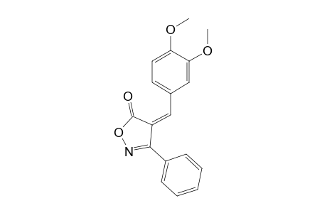 (4Z)-3-phenyl-4-veratrylidene-2-isoxazolin-5-one