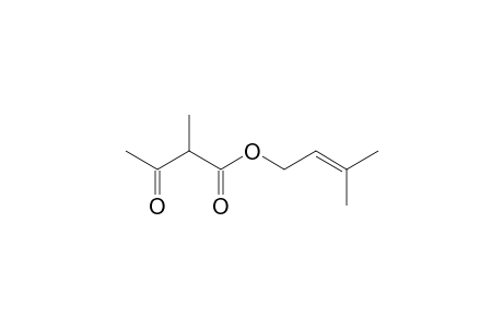 Butanoic acid, 2-methyl-3-oxo-, 3-methyl-2-butenyl ester