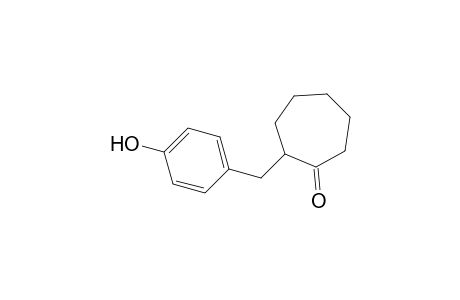 2-(4-Hydroxybenzyl)cycloheptanone
