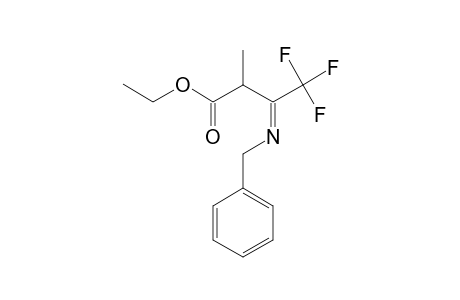 ETHYL-2-METHYL-3-(N-(1-PHENYLETHYLIDENE)-IMINO)-4,4,4-TRIFLUOROBUTYRATE