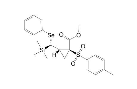 METHYL-R-1-(PARA-TOLUENESULFONYL)-C-2-[(PHENYLSELENO)-(TRIMETHYLSILYL)-METHYL]-1-CYCLOPROPANECARBOXYLATE