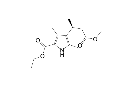 (+)-(S)-Methyl 3-(2,4-dimethyl-5-ethoxycarbonyl-1H-pyrrol-3-yl)butanoate