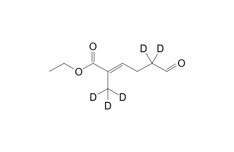 (2E)-Ethyl-6-oxo[2-trideuteriomethyl-5,5-D5]hex-2-enoate