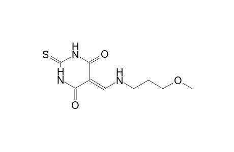 4,6(1H,5H)-pyrimidinedione, dihydro-5-[[(3-methoxypropyl)amino]methylene]-2-thioxo-