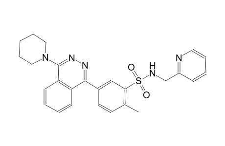 2-Methyl-5-(4-piperidinophthalazin-1-yl)-N-(2-pyridylmethyl)benzenesulfonamide