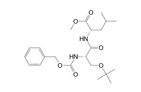 L-Leucine, N-[O-(1,1-dimethylethyl)-N-[(phenylmethoxy)carbonyl]-L-seryl]-, methyl ester