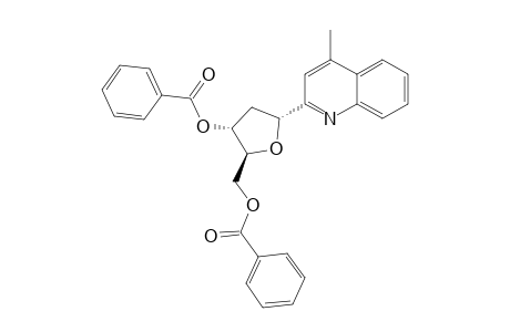 2-(3',5'-DI-O-BENZOYL-2'-DEOXY-alpha-D-RIBOFURANOSYL)-4-METHYL-QUINOLINE