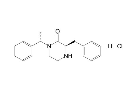 (1S,3R)-3-Benzyl-1-(1-phenylethyl)piperazin-2-one hydrochloride