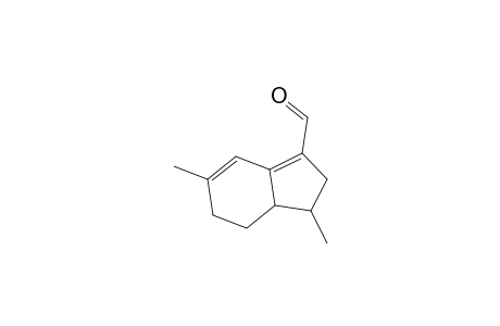 1H-Indene-3-carboxaldehyde, 2,6,7,7a-tetrahydro-1,5-dimethyl-