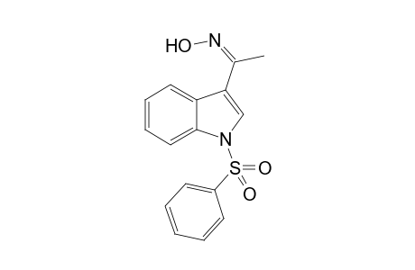 (Z)-1-[1-(Phenylsulfonyl)-1H-indol-3-yl]ethanone Oxime