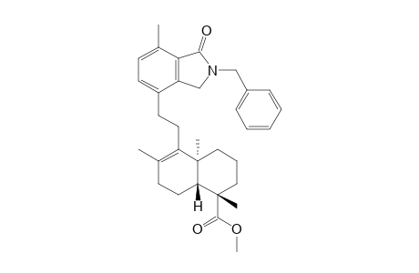 Methyl (1S,4aS,8aR)-5-[2-(2-benzyl-7-methyl-1-oxo-2,3-dihydro-1H-isoindol-4-yl)ethyl]-1,4a,6-trimethyl-1,2,3,4,4a,7,8,8a-octahydronaphthalene-1-carboxylate