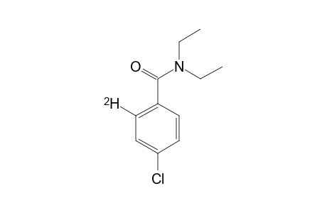 4-Chlor-2-deutero-N,N-diethylbenzamide