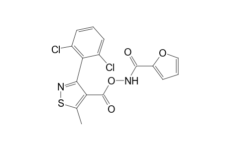 o-{[3-(2,6-dichlorophenyl)-5-methyl-4-isothiazolyl]carbonyl]-N-(2-furoyl)hydroxylamine