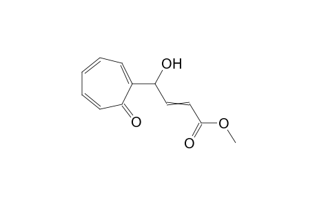Methyl 4-hydroxy-4-(2-troponyl)-2-butenoate