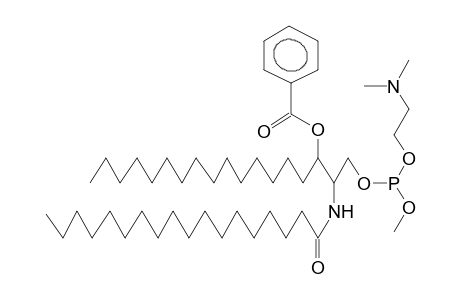 (3-BENZOYL-2-STEAROYL-RAC-SFINGANIN-1-YL)METHYL(2-DIMETHYLAMINOETHYL)PHOSPHITE