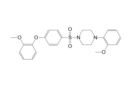 1-{[4-(2-methoxyphenoxy)phenyl]sulfonyl}-4-(2-methoxyphenyl)piperazine