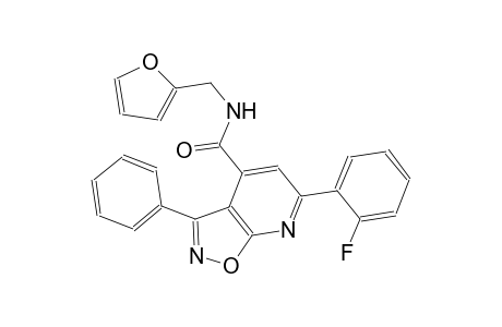 isoxazolo[5,4-b]pyridine-4-carboxamide, 6-(2-fluorophenyl)-N-(2-furanylmethyl)-3-phenyl-