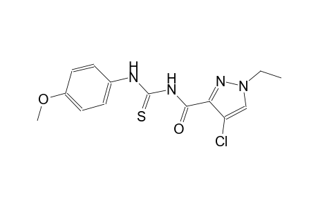 N-[(4-chloro-1-ethyl-1H-pyrazol-3-yl)carbonyl]-N'-(4-methoxyphenyl)thiourea