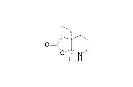 Furo[2,3-b]pyridin-2(3H)-one, 3a-ethylhexahydro-, cis-(.+-.)-