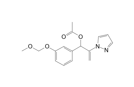 1-(3-(Methoxymethoxy)phenyl)-2-(1H-pyrazol-1-yl)allyl acetate