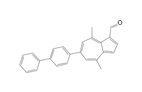 6-(1',1"-Biphenyl-4'-yl)-4,8-trimethylazulene-1-carbaldehyde