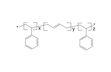 Styrene-butadiene-styrene triblock-copolymer; butadiene: styrene = 55:45