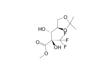 4,5-Isopropylidene-2-C-trifluoromethyl-D-ribonic methylester