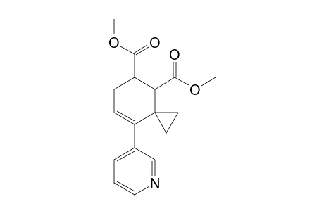 Dimethyl (E)-8-(3'-pyridinyl)spiro[2.5]oct-7-ene-4,5-dicarboxylate