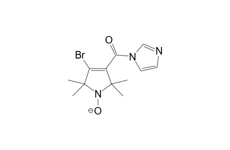 4-Bromo-3-(imidazol-1-ylcarbonyl)-2,2,5,5-tetramethyl)2,2,5,5-tetramethyl-2,5-dihydro-1H-pyryrro-1-yloxyl radical