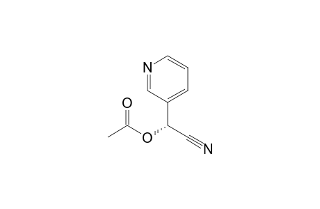 (R)-O-Acetyl-2-hydroxy-2-(3-pyridyl)acetonitrile