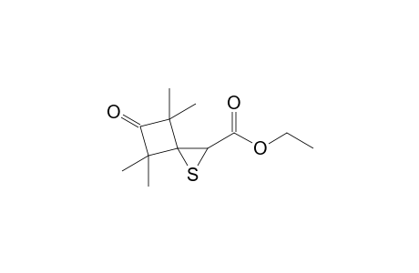 Ethyl 4,4,6,6-tetramethyl-5-oxo-1-thiaspiro[2.3]hexane-2-carboxylate