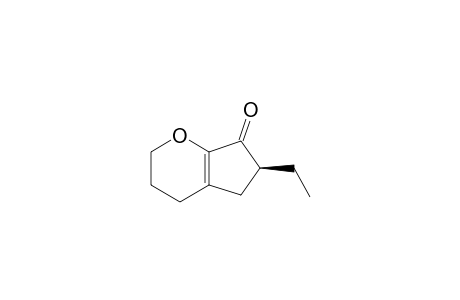 (S)-6-Ethyl-3,4,5,6-tetrahydrocyclopenta[b]pyran-7(2H)-one