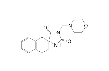 3',4'-dihydro-1-(morpholinomethyl)spiro[imidazole-4(5H),2'(1'H)naphthalene]-2(3H), 5-dione
