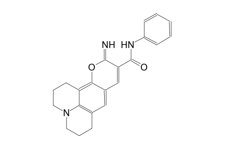 1H,5H,11H-[1]benzopyrano[6,7,8-ij]quinolizine-10-carboxamide, 2,3,6,7-tetrahydro-11-imino-N-phenyl-