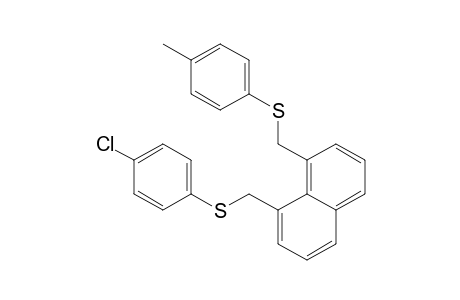 Naphthalene, 1-[[(4-chlorophenyl)thio]methyl]-8-[[(4-methylphenyl)thio]methyl]-