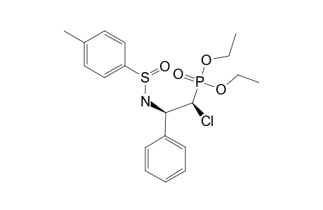 DIETHYL-[S-(S),1S,2R]-(+)-1-CHLORO-2-PHENYL-2-(PARA-TOLUENESULFINAMIDE)-ETHYLPHOSPHONATE