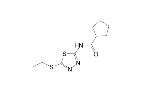 N-[5-(ethylsulfanyl)-1,3,4-thiadiazol-2-yl]cyclopentanecarboxamide