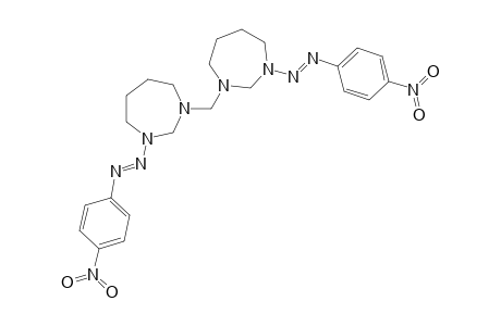 1-(PARA-NITROPHENYL)-2-[3-[3-[2-(PARA-NITROPHENYL)-1-DIAZENYL]-1,3-DIAZEPAN-1-YLMETHYL]-1,3-DIAZEPAN-1-YL]-1-DIAZENE