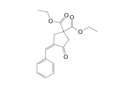 Diethyl (Z)-3-oxo-4-(1-phenylmethylene)cyclopentane-1,1-dicarboxylate