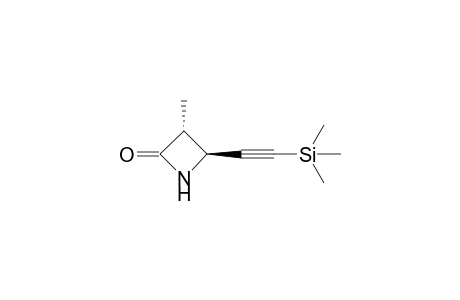 (3R*,4S*)-3-Methyl-4-(trimethylsilylethynyl)azitidin-2-one