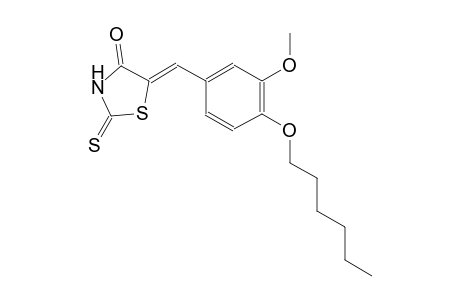 4-thiazolidinone, 5-[[4-(hexyloxy)-3-methoxyphenyl]methylene]-2-thioxo-, (5Z)-